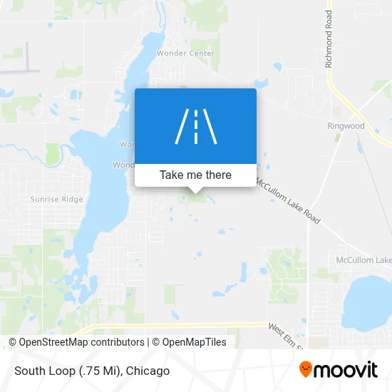 South Loop (.75 Mi) map