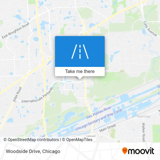 Woodside Drive map