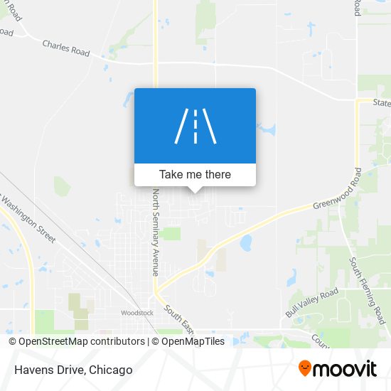 Havens Drive map