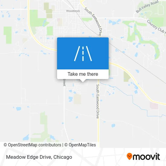 Meadow Edge Drive map