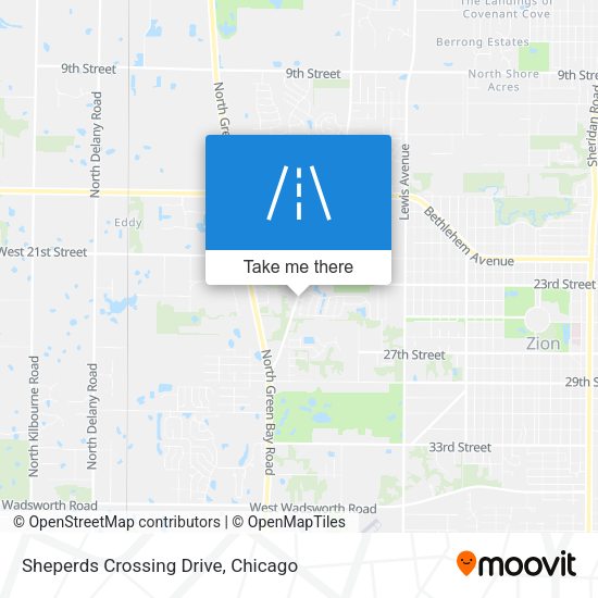 Sheperds Crossing Drive map