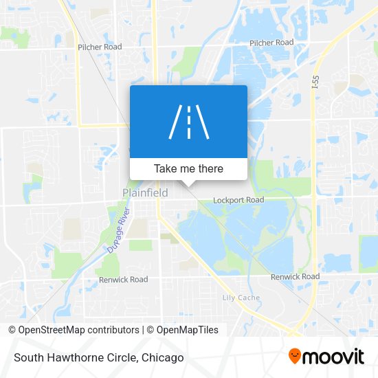 Mapa de South Hawthorne Circle