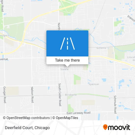 Mapa de Deerfield Court