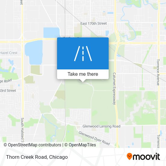 Mapa de Thorn Creek Road
