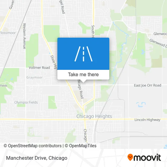 Manchester Drive map