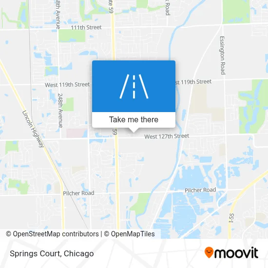 Springs Court map