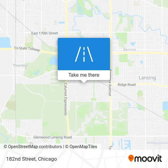 182nd Street map