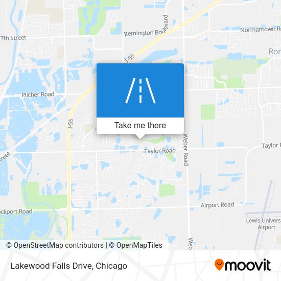 Lakewood Falls Drive map