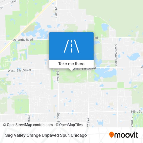 Mapa de Sag Valley Orange Unpaved Spur