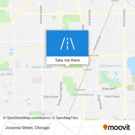 Mapa de Jovanna Street