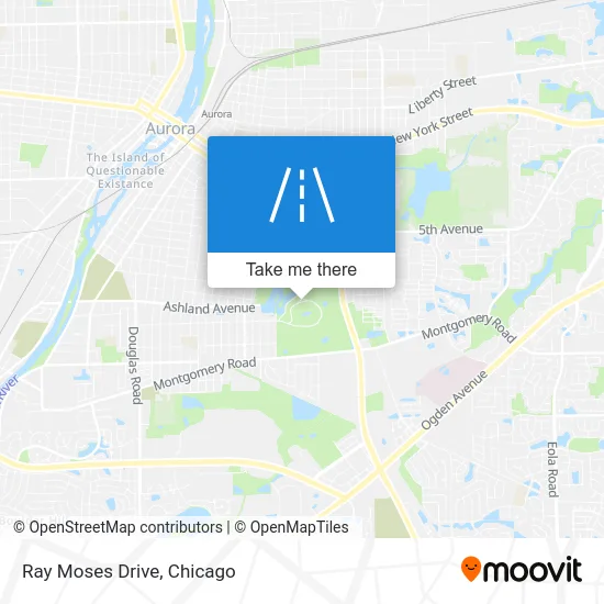 Ray Moses Drive map