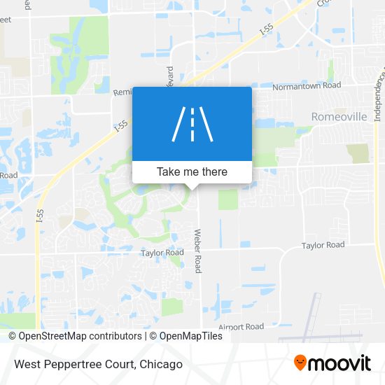 Mapa de West Peppertree Court