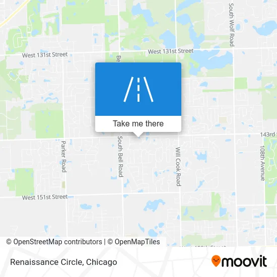 Renaissance Circle map