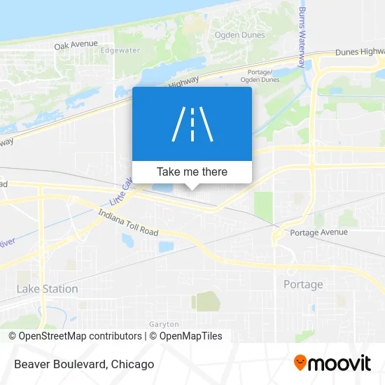 Beaver Boulevard map