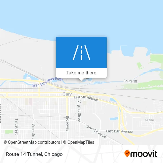 Mapa de Route 14 Tunnel