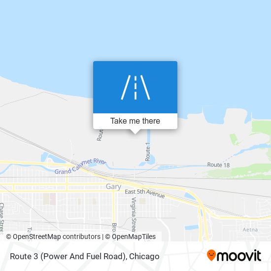 Mapa de Route 3 (Power And Fuel Road)