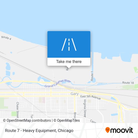 Route 7 - Heavy Equipment map