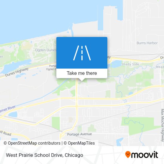 West Prairie School Drive map