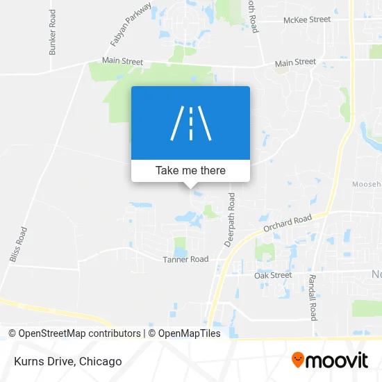 Kurns Drive map