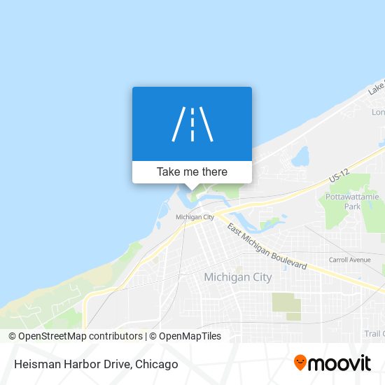 Heisman Harbor Drive map