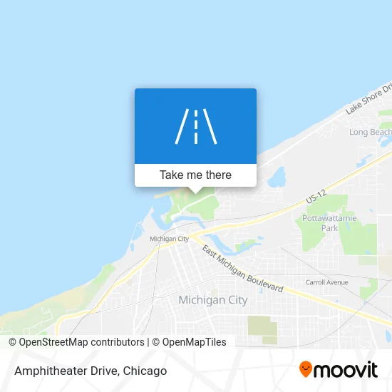 Amphitheater Drive map