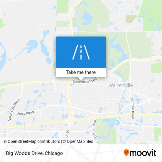 Big Woods Drive map