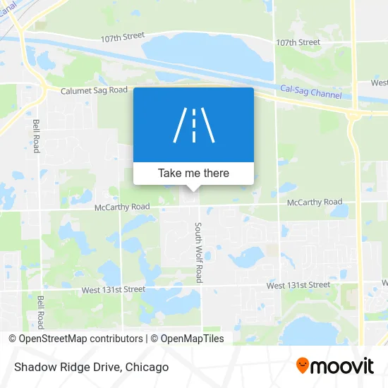 Shadow Ridge Drive map