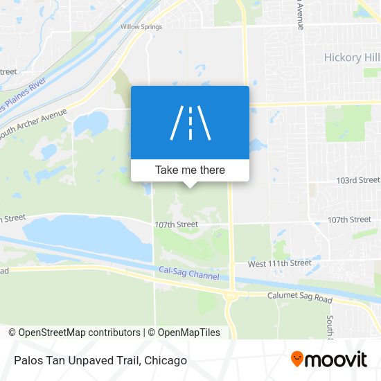 Mapa de Palos Tan Unpaved Trail