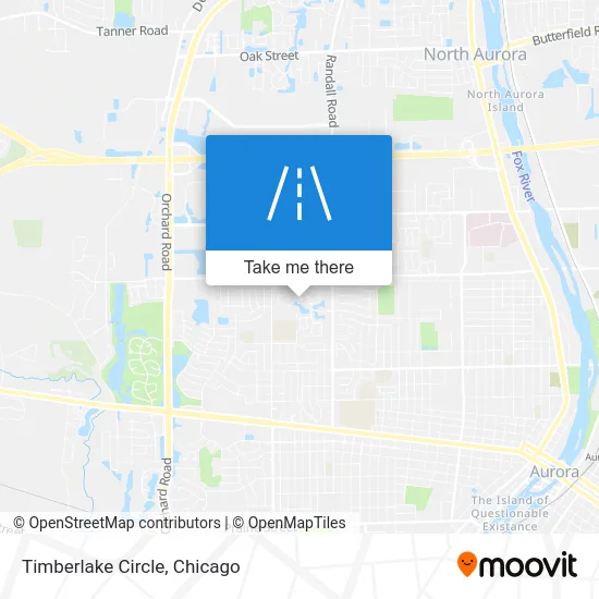 Timberlake Circle map