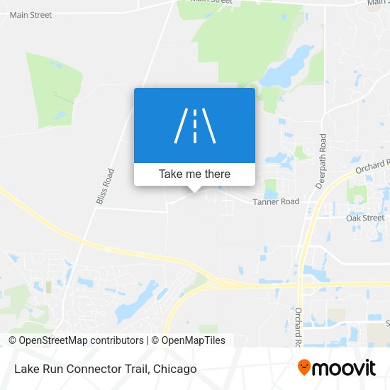 Mapa de Lake Run Connector Trail