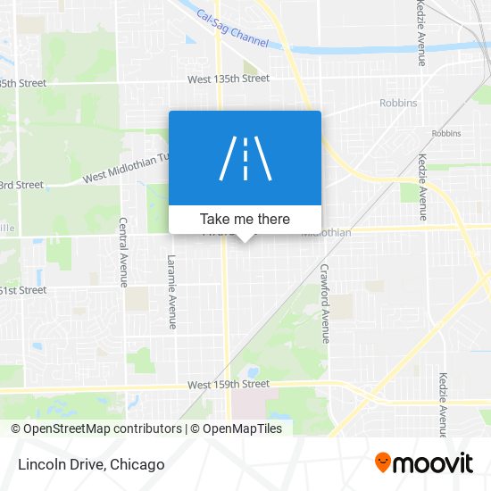 Lincoln Drive map