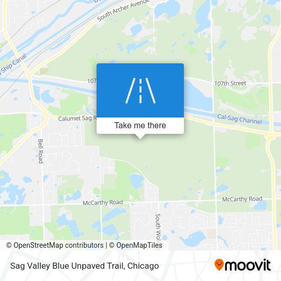 Mapa de Sag Valley Blue Unpaved Trail