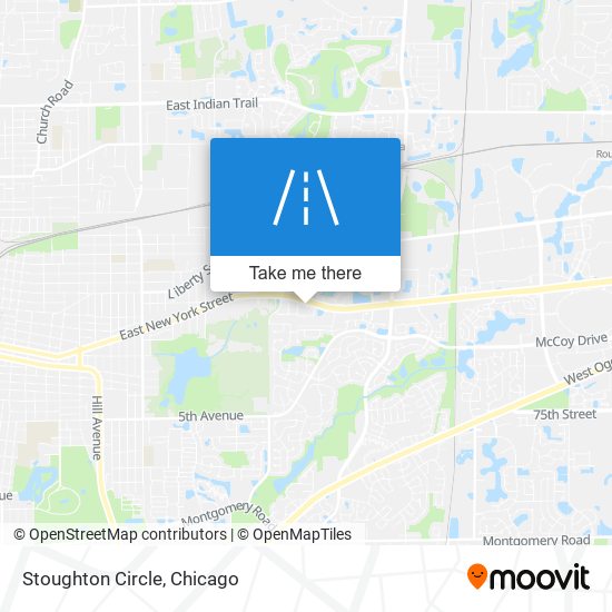 Stoughton Circle map