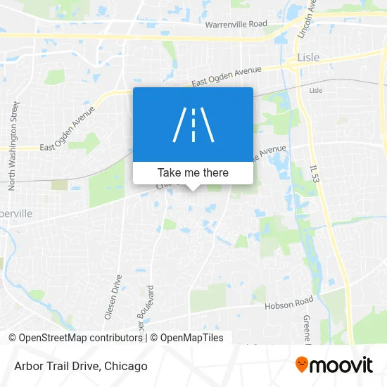 Arbor Trail Drive map