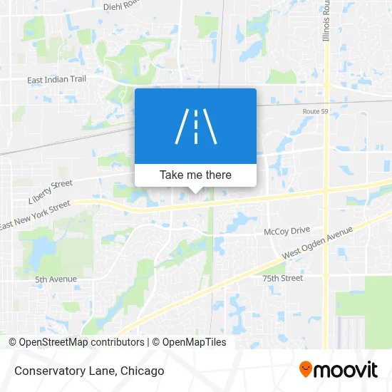 Conservatory Lane map