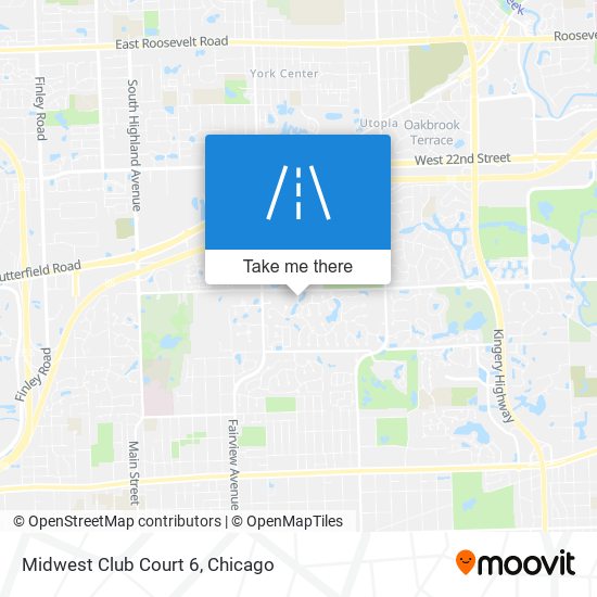 Midwest Club Court 6 map