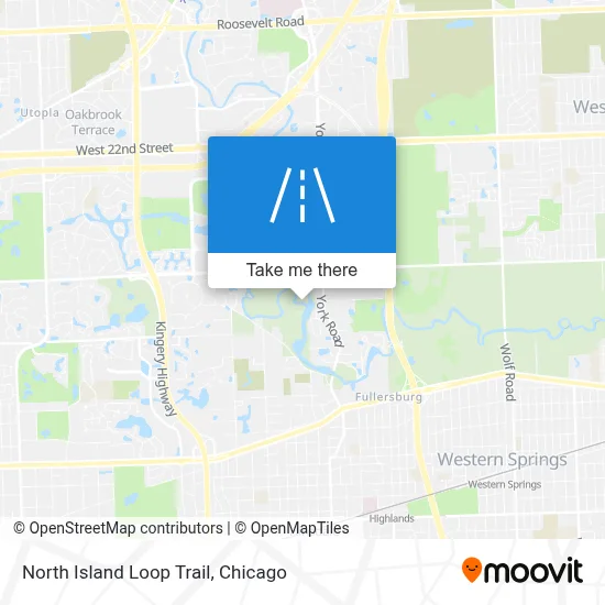 North Island Loop Trail map