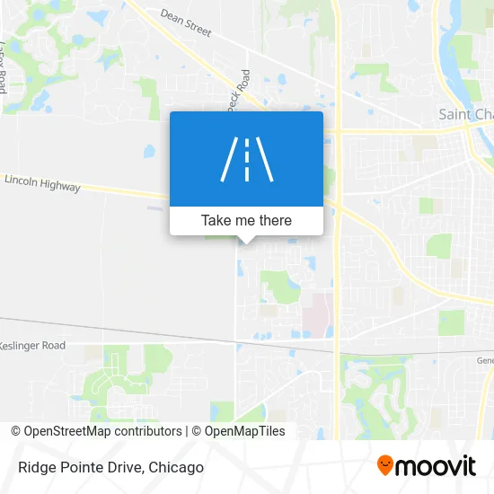 Ridge Pointe Drive map