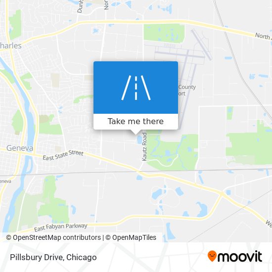 Pillsbury Drive map