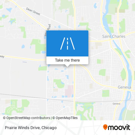 Prairie Winds Drive map