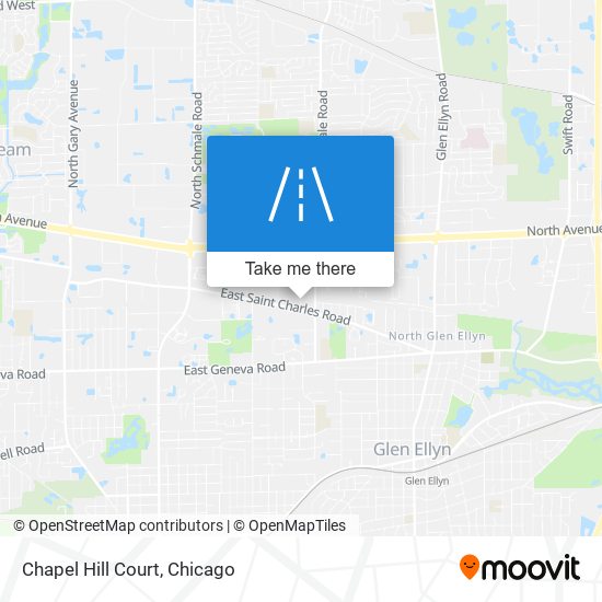 Chapel Hill Court map