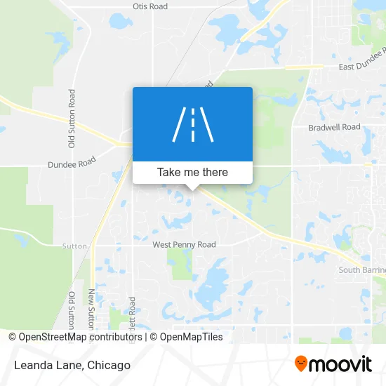 Leanda Lane map