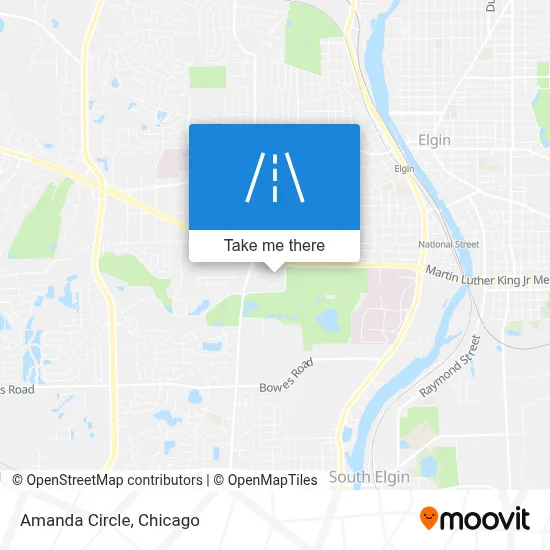 Amanda Circle map