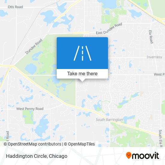 Mapa de Haddington Circle