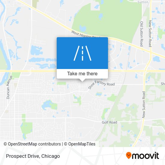 Mapa de Prospect Drive