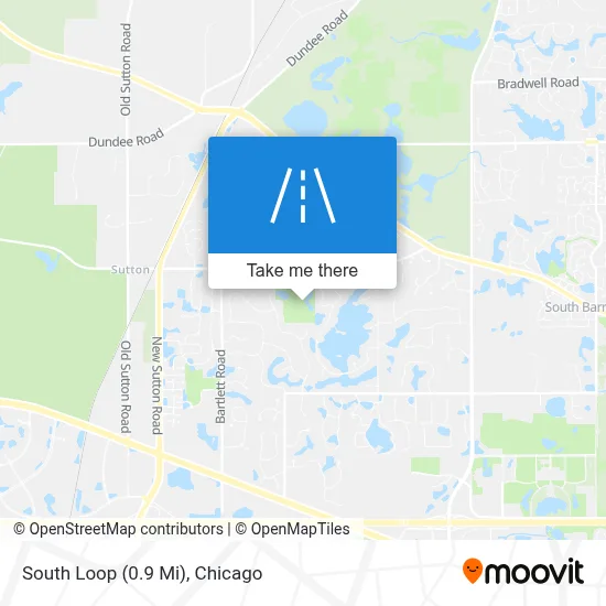 South Loop (0.9 Mi) map