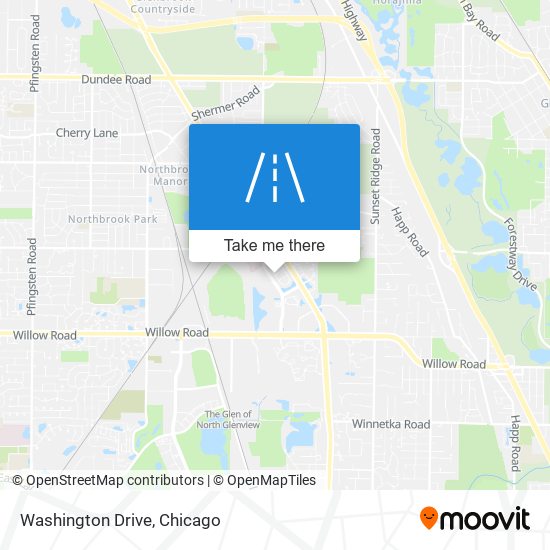 Mapa de Washington Drive