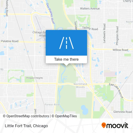 Little Fort Trail map