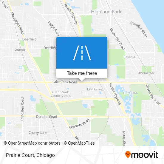 Prairie Court map