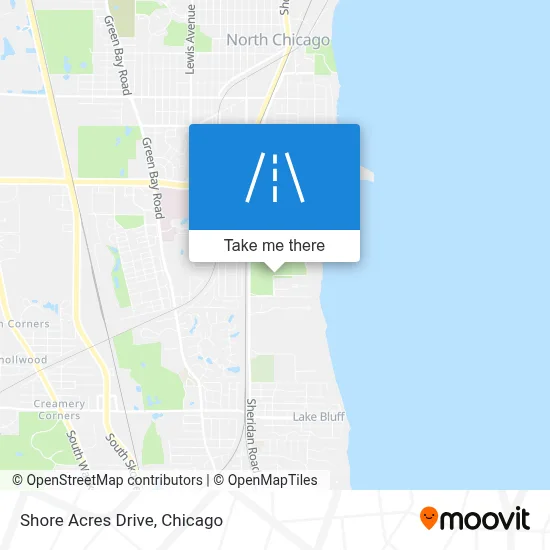 Shore Acres Drive map